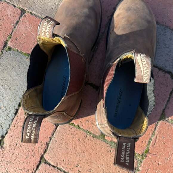 Blundstones - Brown Leather Chelsea Men's - Picture 3 of 8